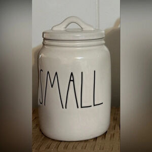 Rae Dunn Artisan Magenta Food Container Cookie Jar Canister Collectible “SMALL”